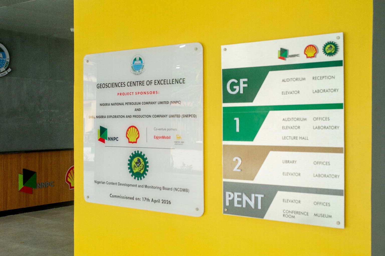 UNILAG Geosciences Centre of Excellence The Geoscience Department at the University of Lagos has been transformed through a strategic space branding initiative and the development of an interactive Digital and Virtual Museum.