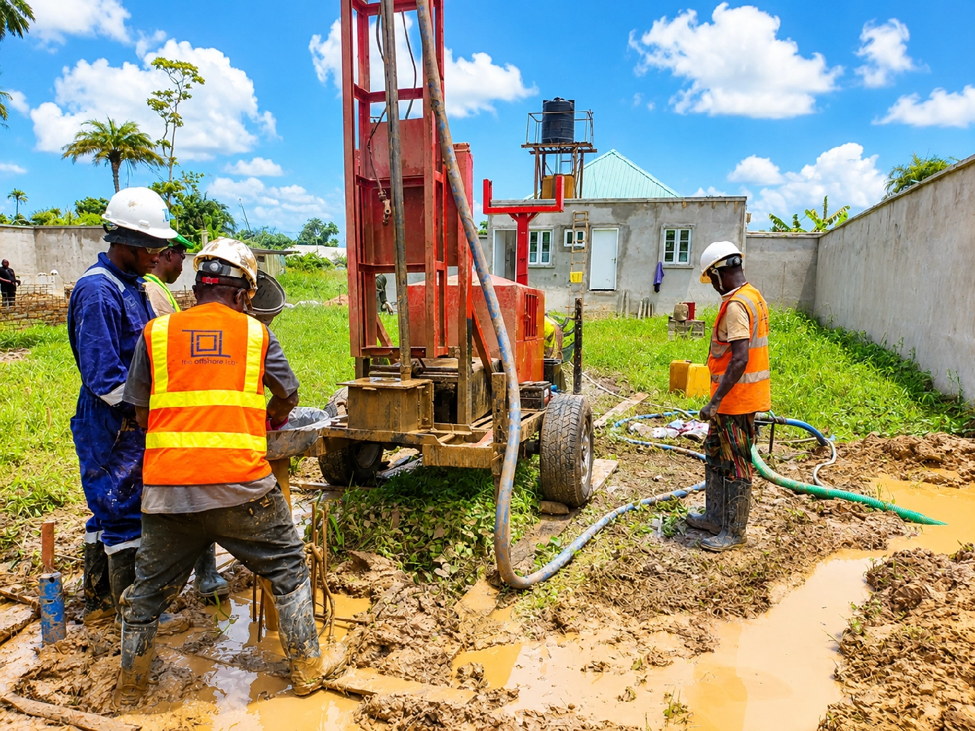 Community Water Project - Bayelsa State This transformative initiative delivers clean, solar-powered water to the Polaku and Koroama communities in Bayelsa State. Designed and executed by The Offshore Lab, the project includes solar pumping systems, treatment facilities, and a reticulated pipeline network that provides sustainable access to safe water in areas long impacted by pollution and poor infrastructure.