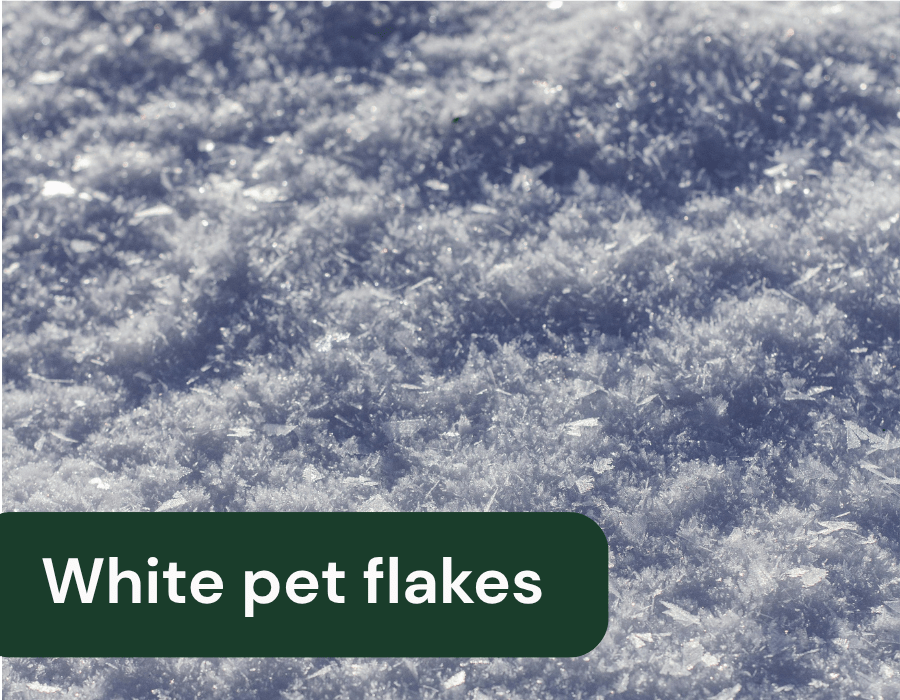 Clean recycled PET flakes for manufacturers across India