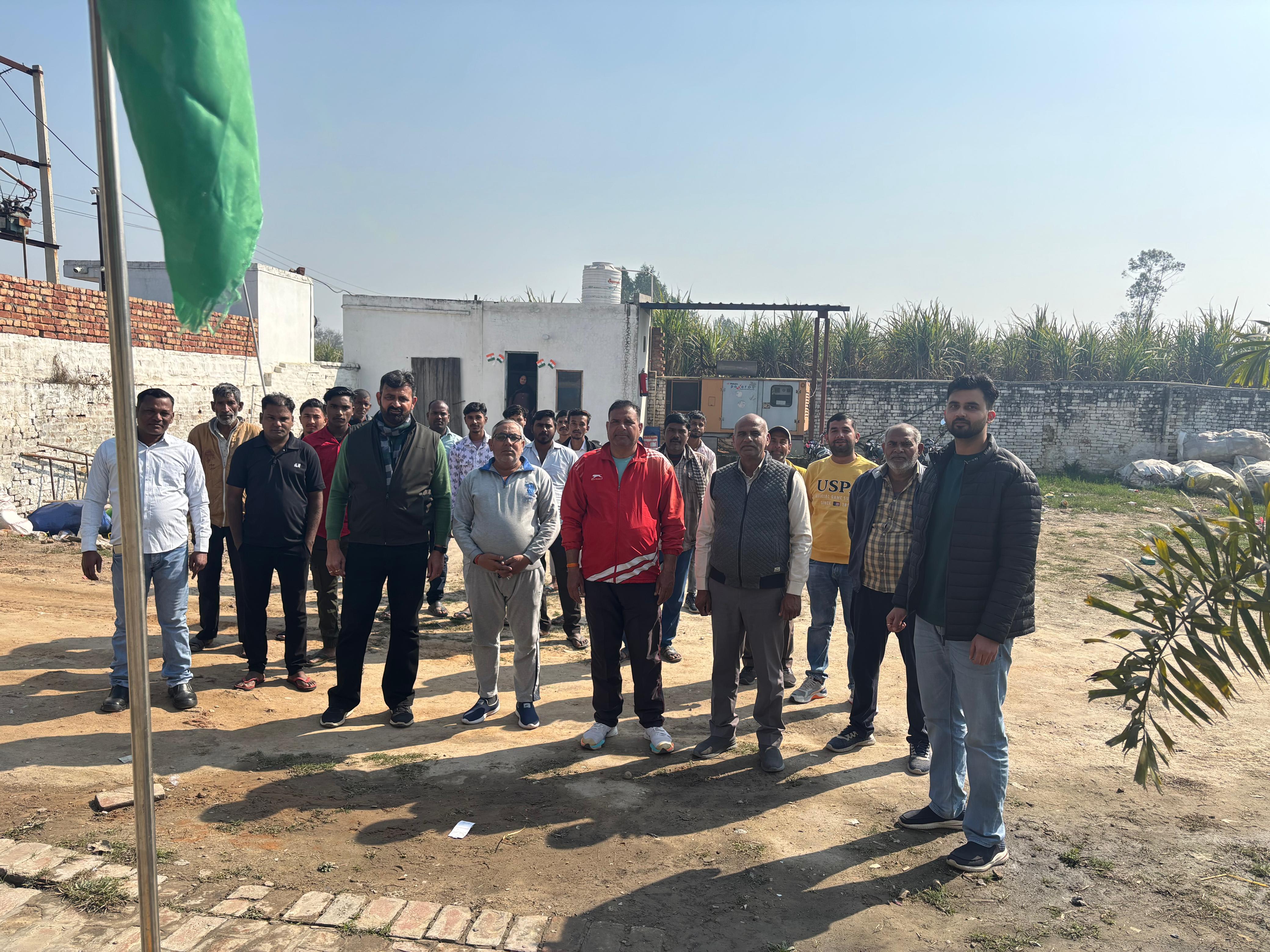 Aastha Polymers recycling facility team, Muzaffarnagar