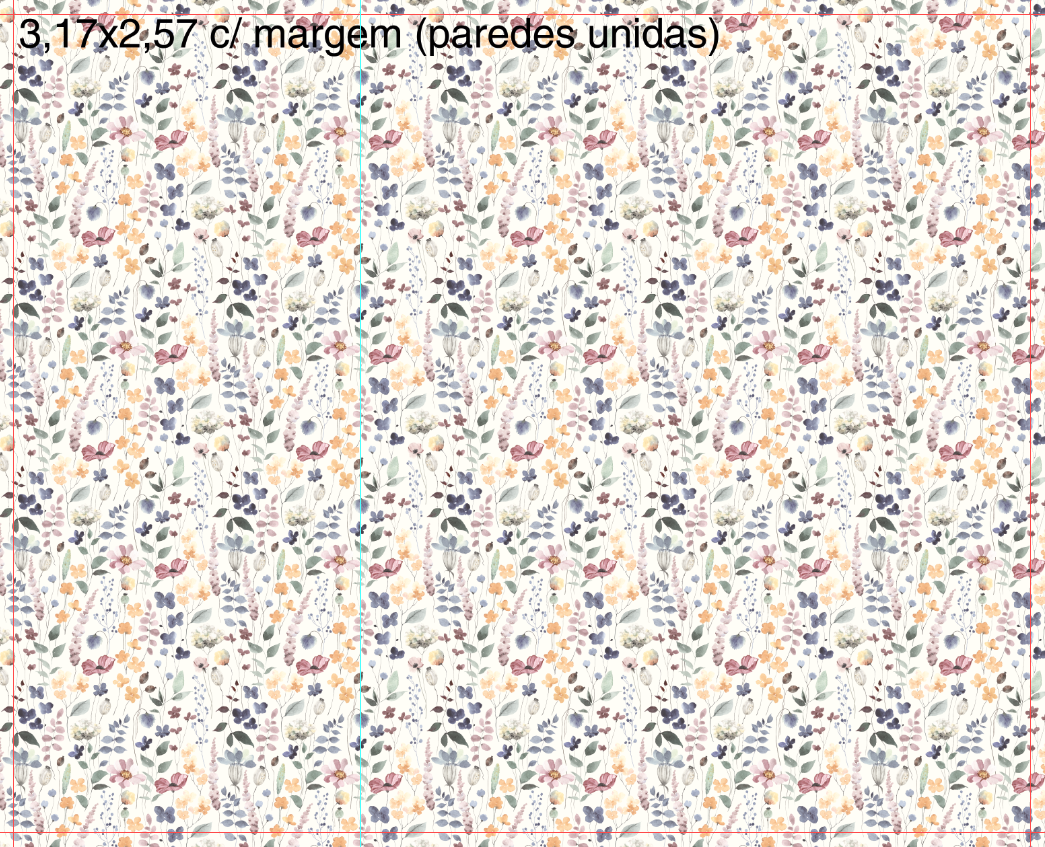 Painel de parede personalizado por metro quadrado.