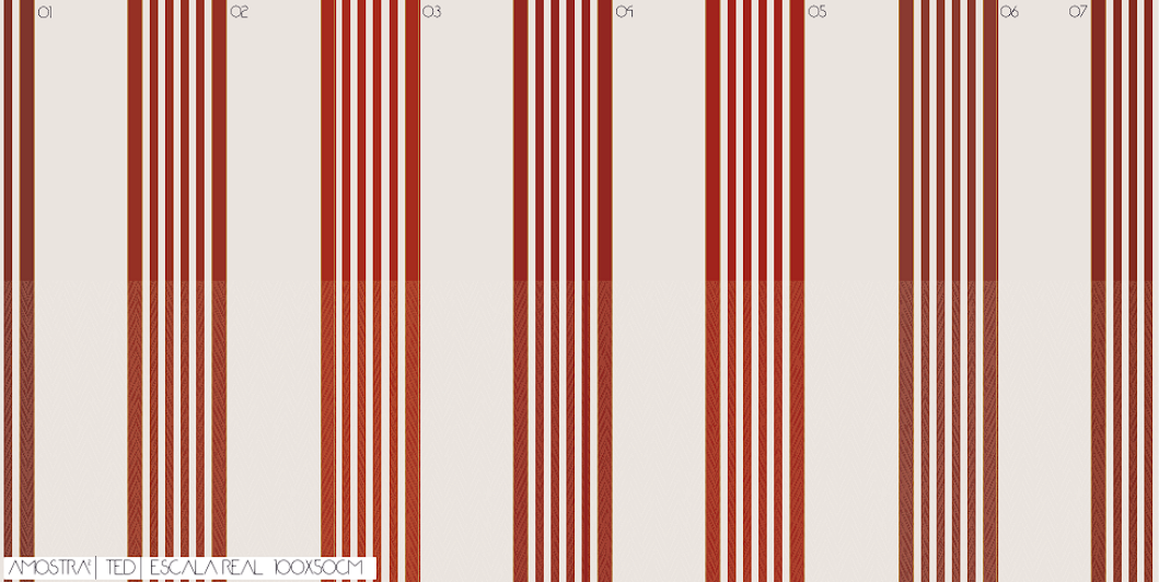 Painel de parede personalizado por metro quadrado.