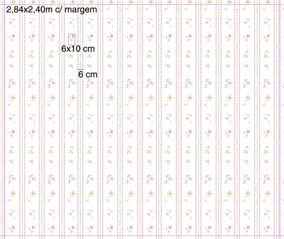 Painel de parede personalizado por metro quadrado.