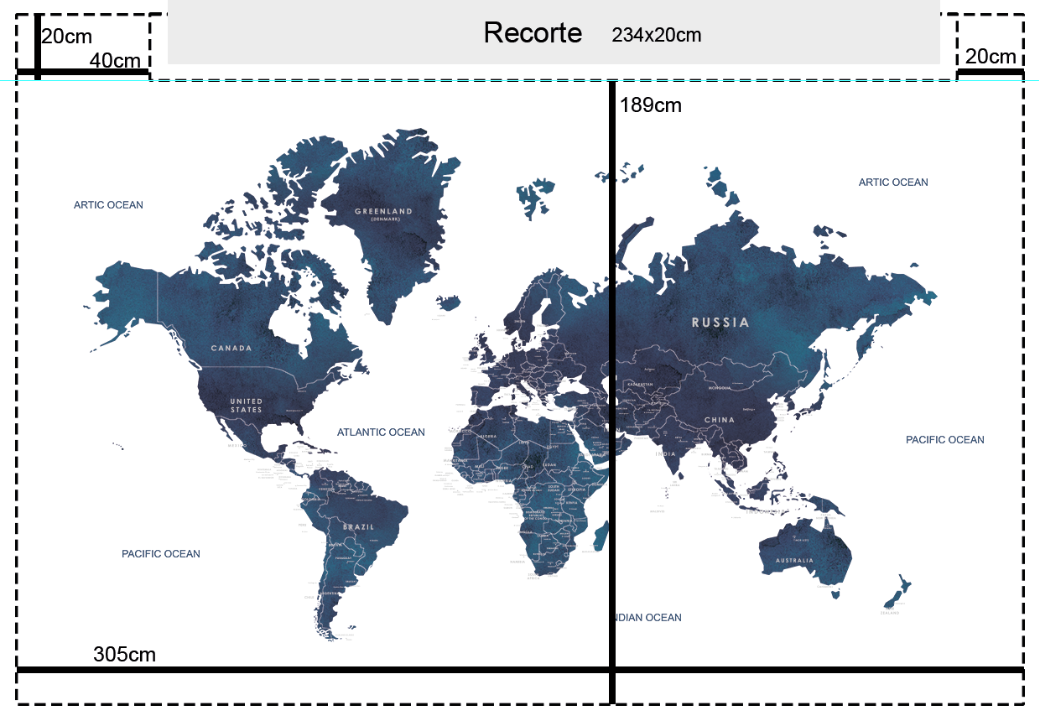 Painel de parede personalizado por metro quadrado.