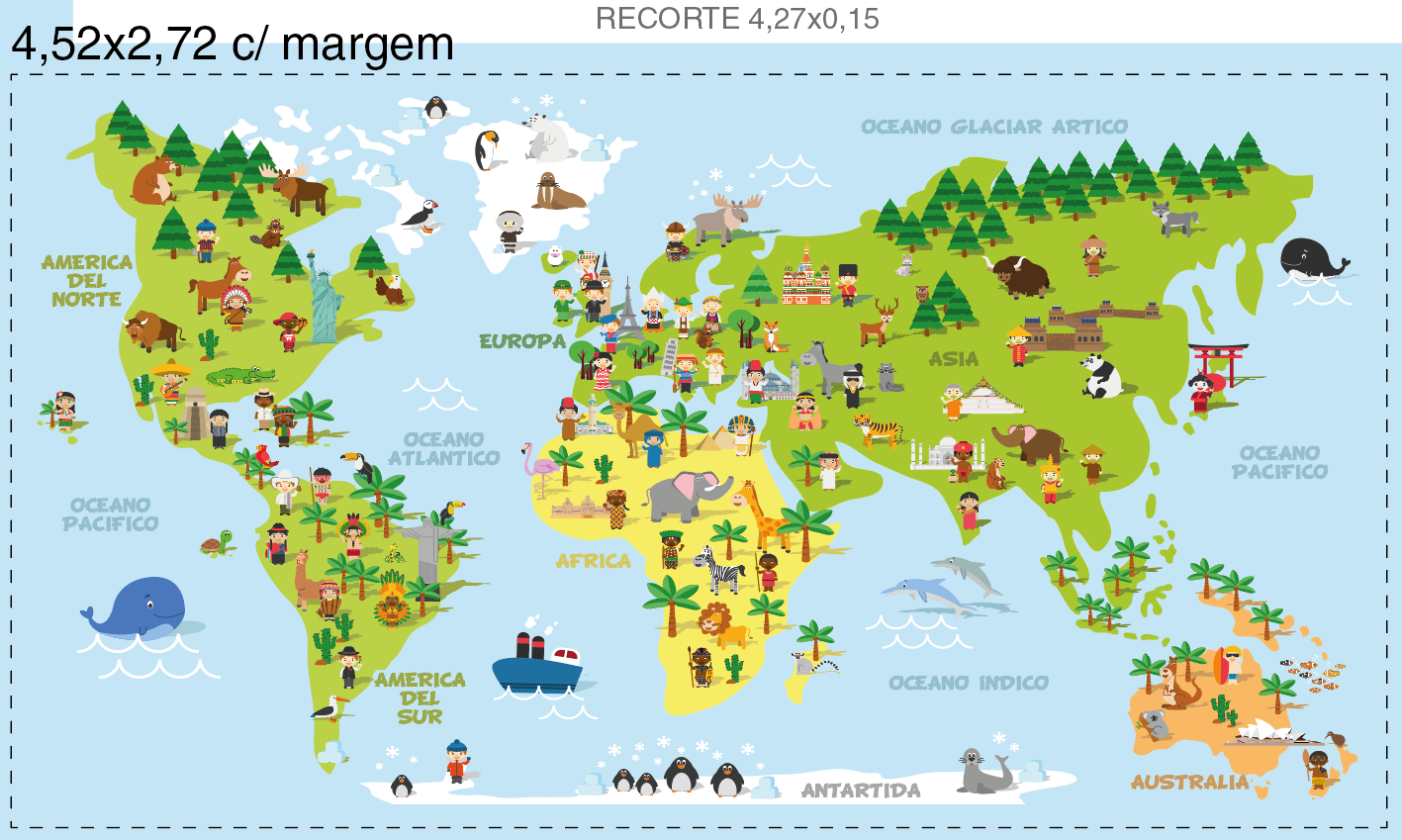 Painel de parede personalizado por metro quadrado.