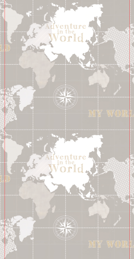 Painel de parede personalizado por metro quadrado.