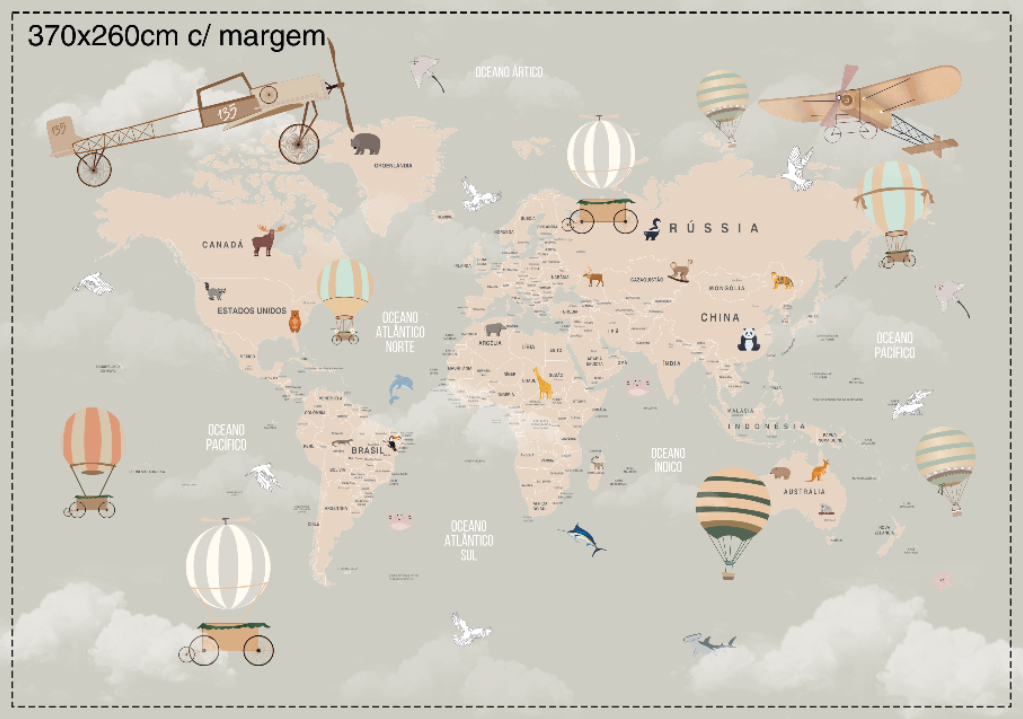 Painel de parede personalizado por metro quadrado.