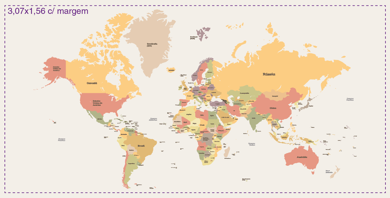 Painel de parede personalizado por metro quadrado.