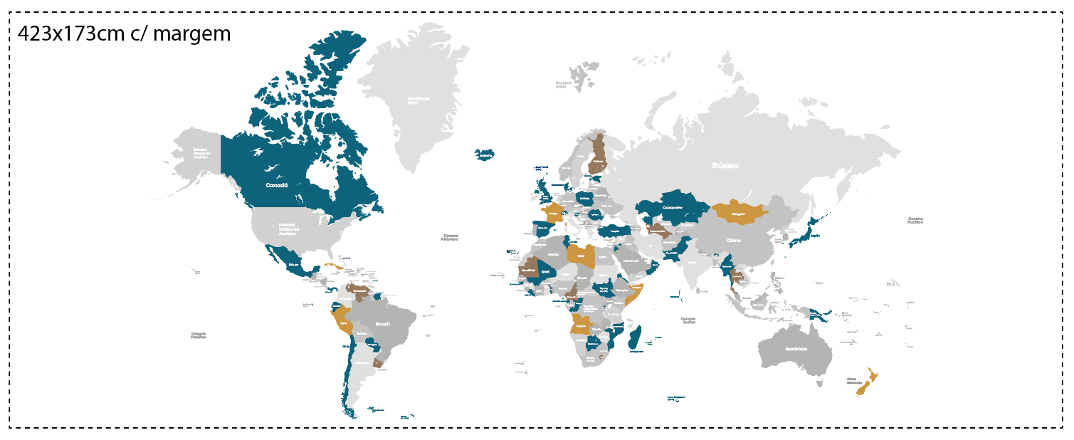 Painel de parede personalizado por metro quadrado.