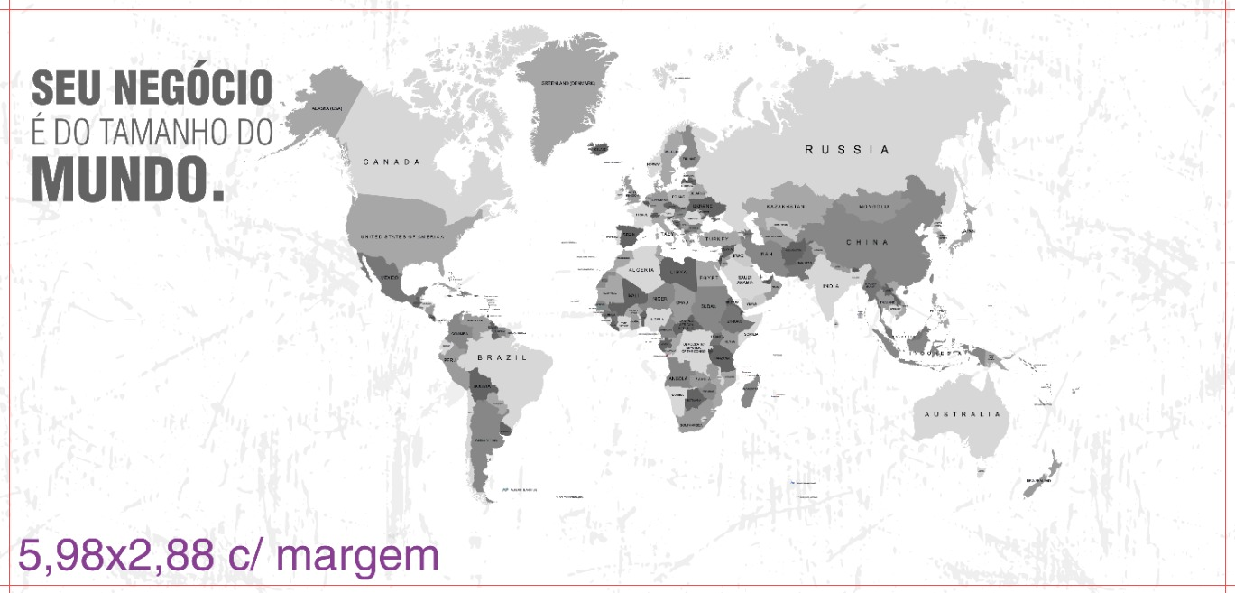 Painel de parede personalizado por metro quadrado.