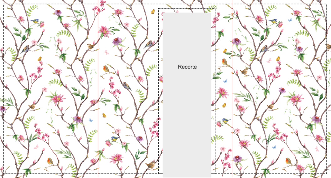 Painel de parede personalizado por metro quadrado.