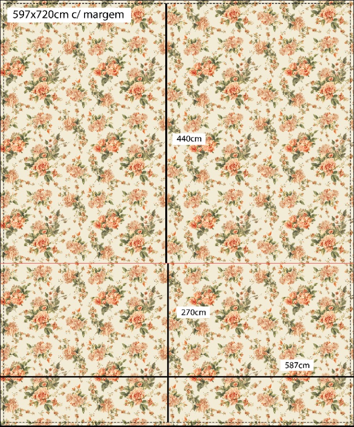 Painel de parede personalizado por metro quadrado.