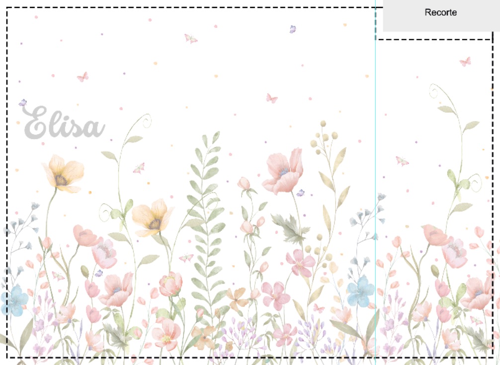 Painel de parede personalizado por metro quadrado.