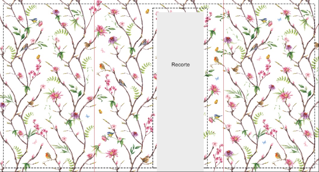 Painel de parede personalizado por metro quadrado.