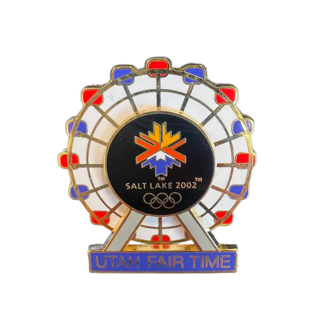 Salt Lake City 2002 (Winter) Olympic pin - Front