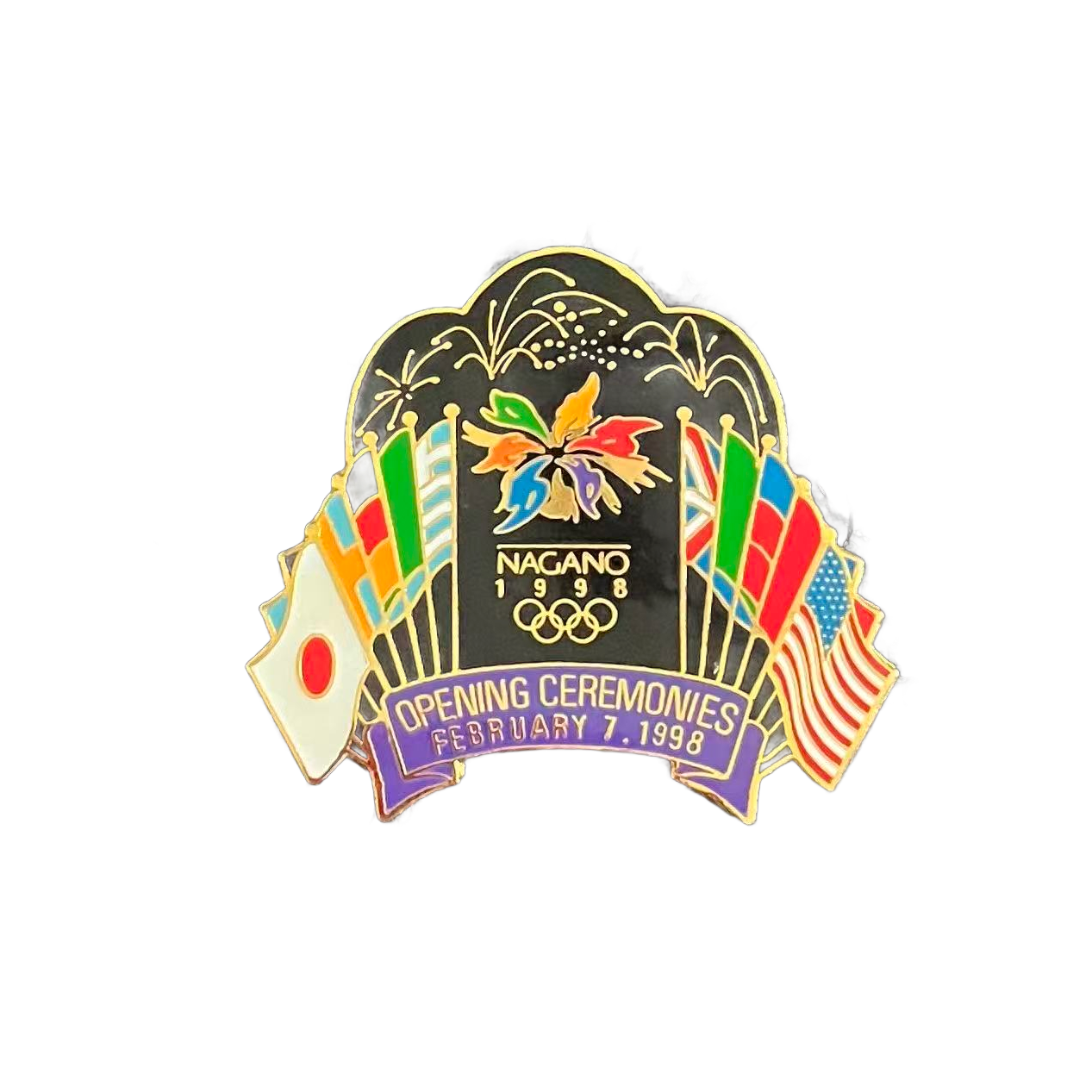 Nagano 1998 (Winter) Olympic pin - Front