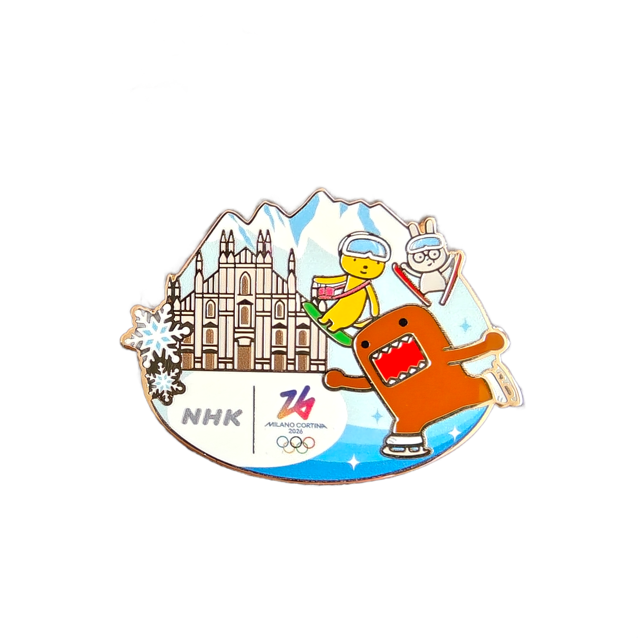 Milan-Cortina 2026 (Winter) Olympic pin - Front