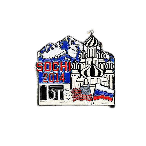 Sochi 2014 (Winter) Olympic pin - Front