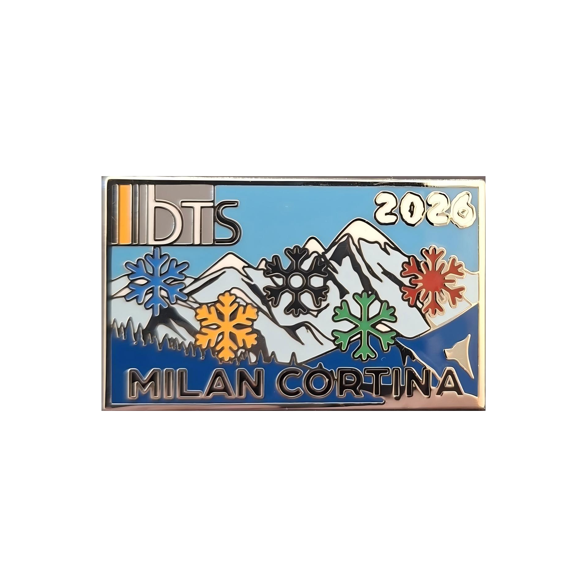 Milan-Cortina 2026 (Winter) Olympic pin - Front