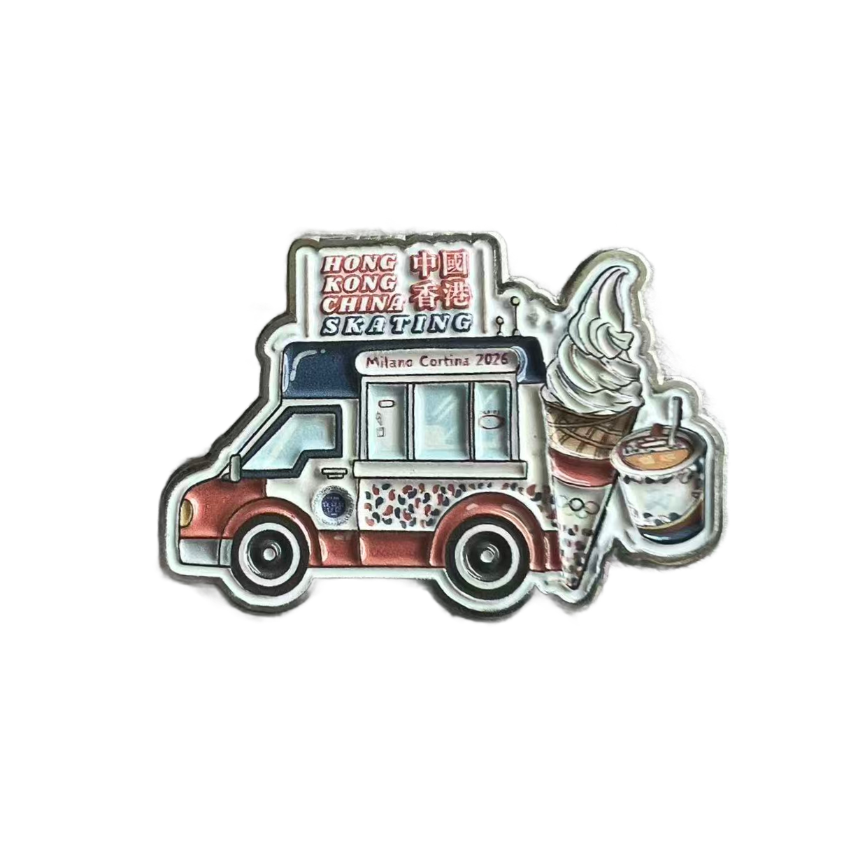 Milan-Cortina 2026 (Winter) Olympic pin - Front