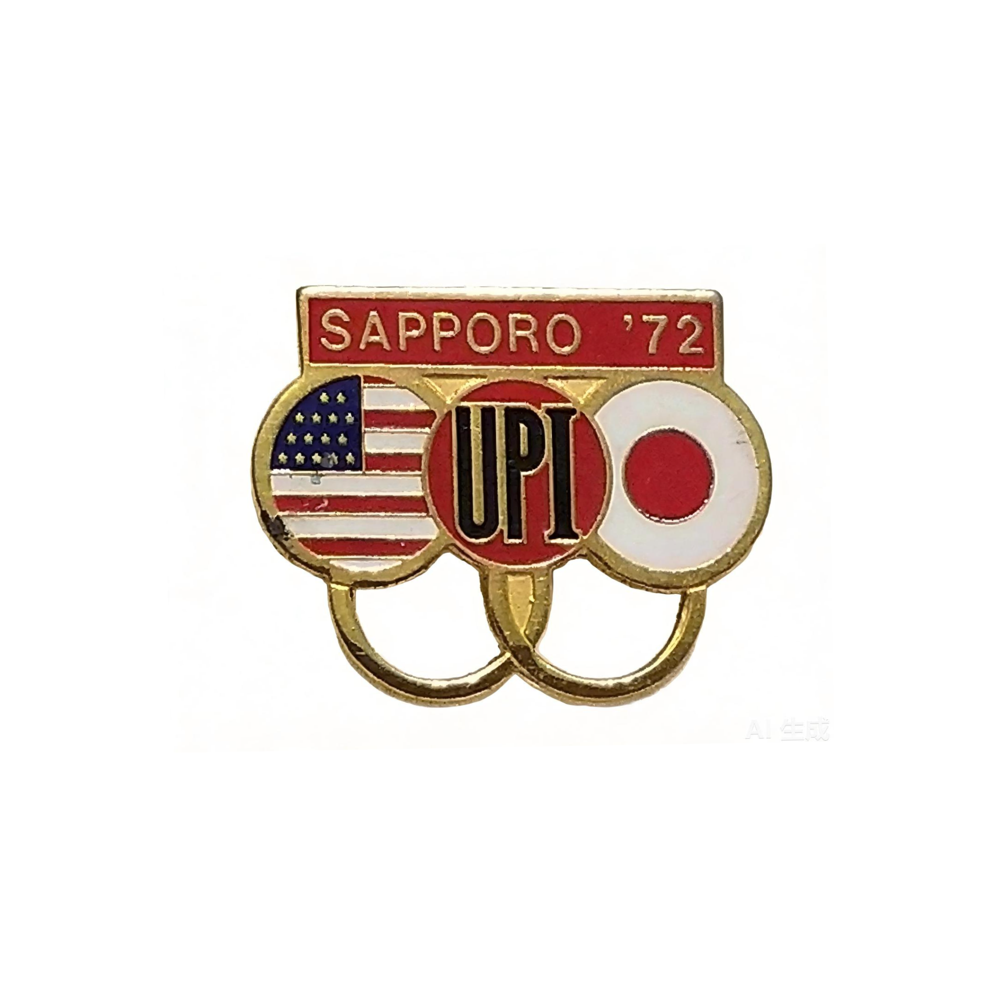 Sapporo 1972 (Winter) Olympic pin - Front