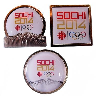 Sochi 2014 (Winter) Olympic pin - Front