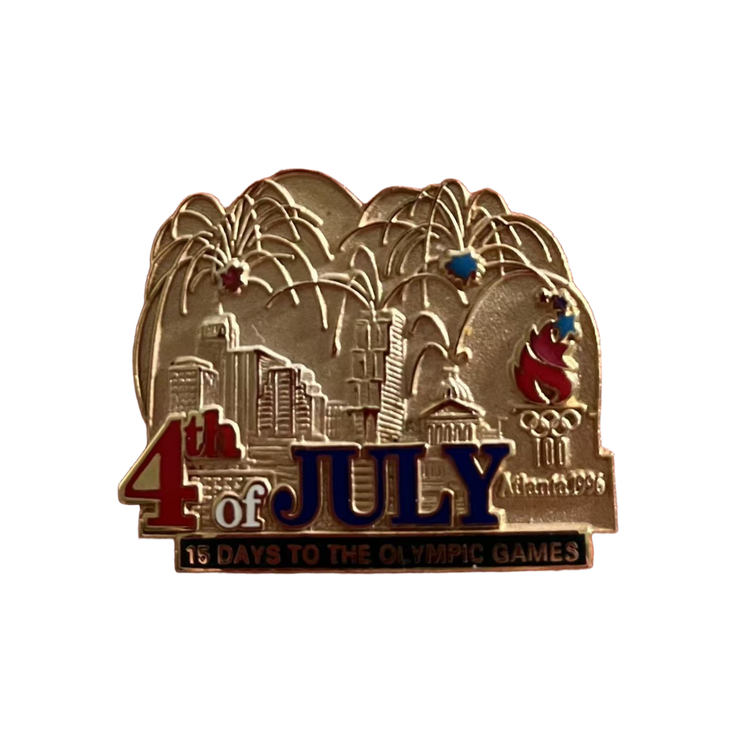 Atlanta 1996 (Summer) Olympic pin - Front