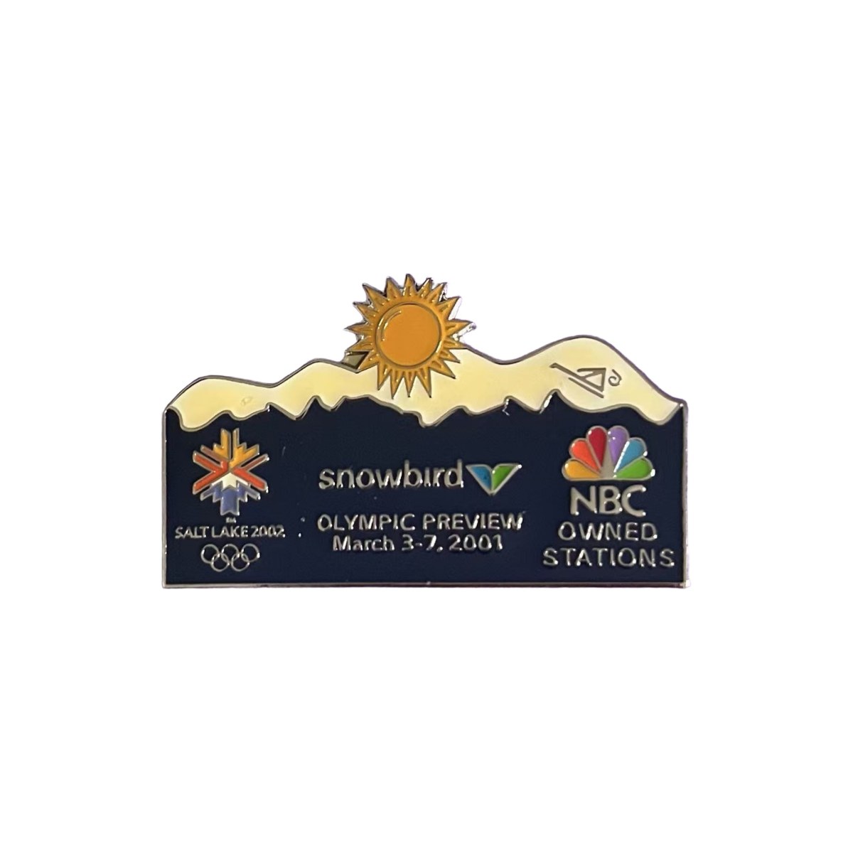 Salt Lake City 2002 (Winter) Olympic pin - Front