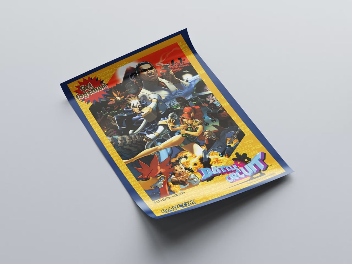 Battle Circuit Arcade Poster - 1997