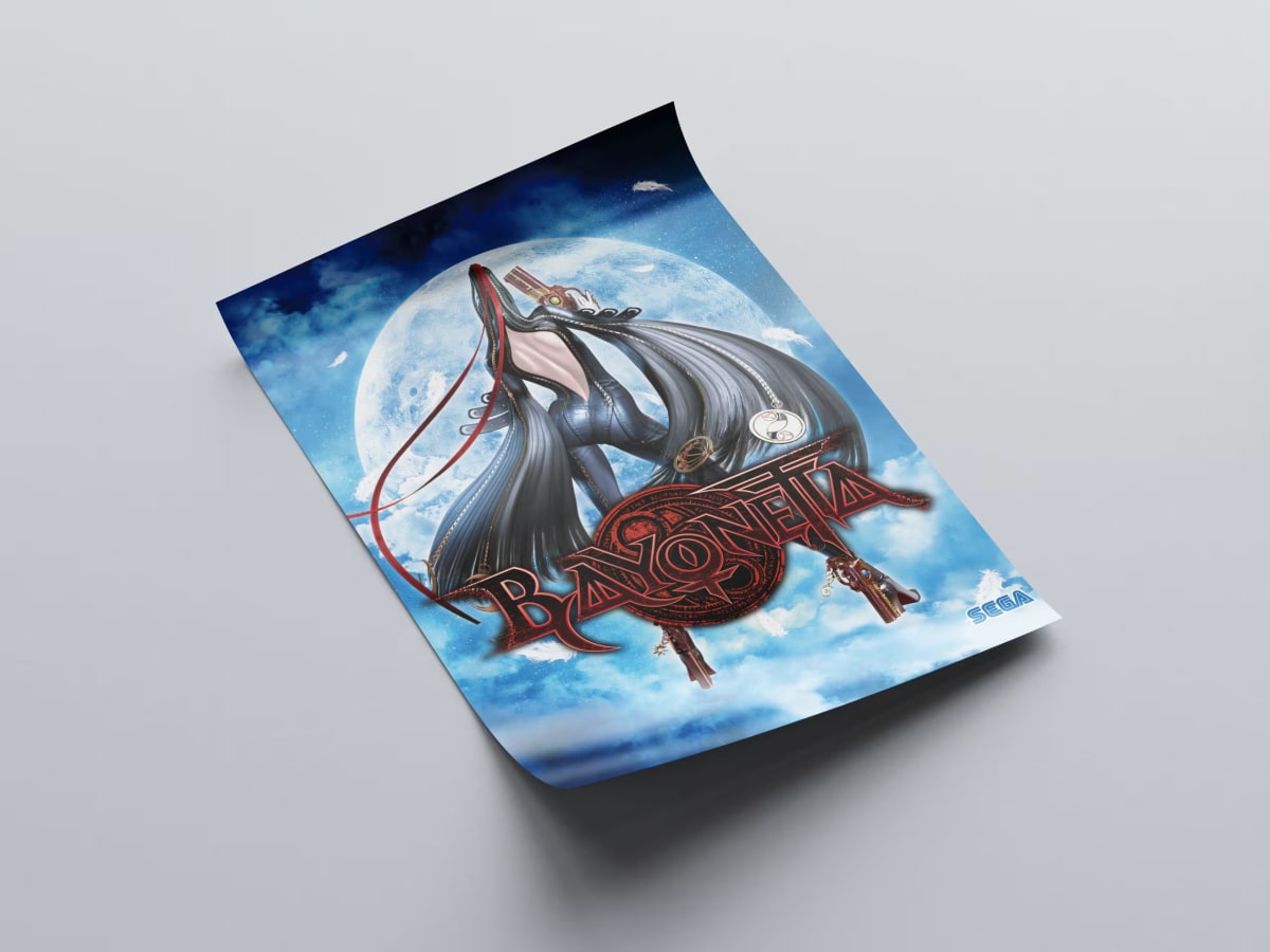 Bayonetta Game Poster - 2009