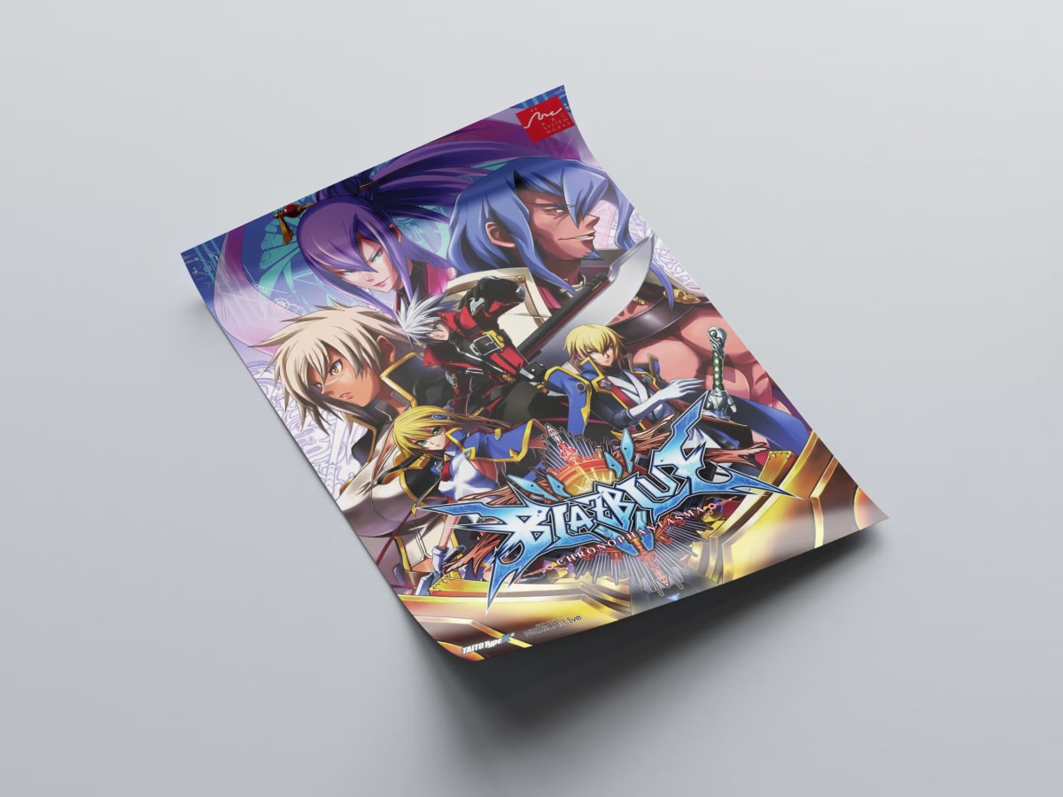 BlazBlue Chrono Phantasma Arcade Poster - 2012