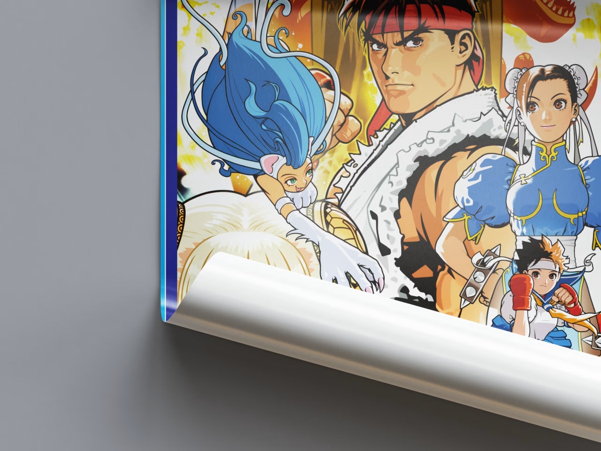 Capcom Fighting Jam Arcade Poster - 2004