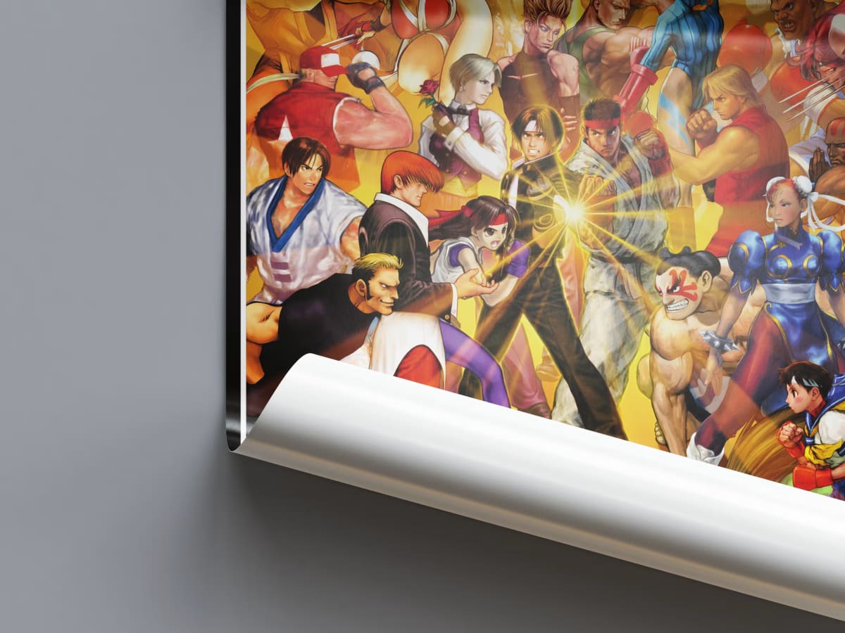 Capcom vs. SNK Dreamcast Arcade Poster - 2000