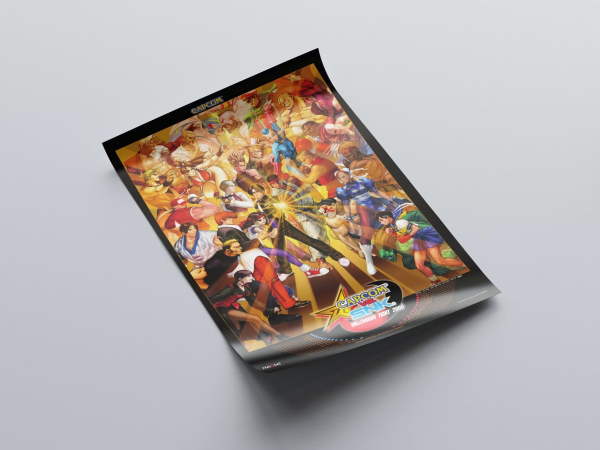 Capcom vs. SNK Arcade Poster - 2000