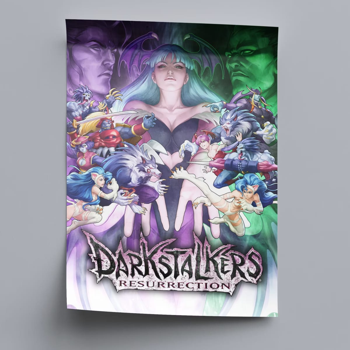 Darkstalkers Resurrection Game Poster - 2013