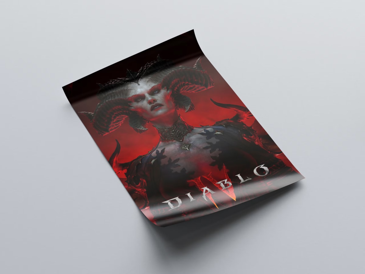 Diablo IV Game Poster - 2023