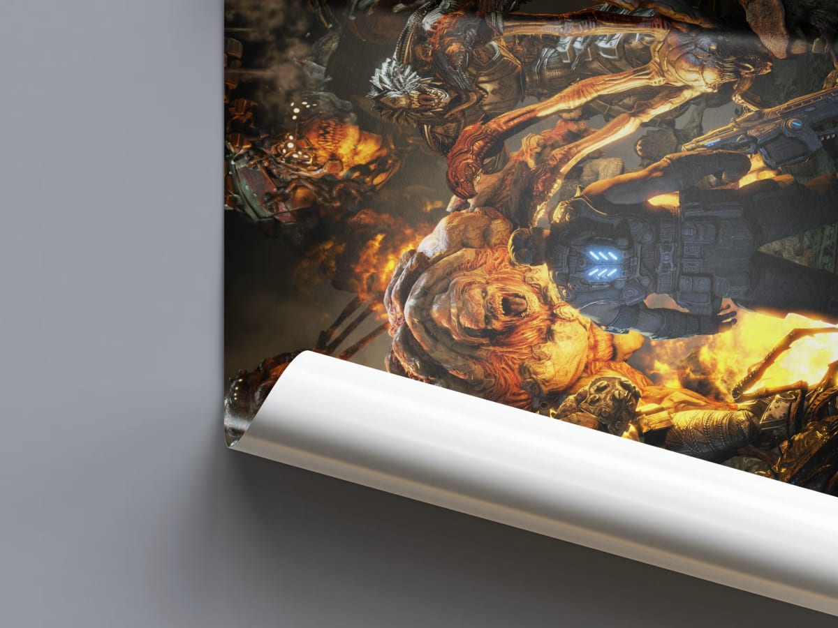 Gears of War 3 Game Poster - 2011
