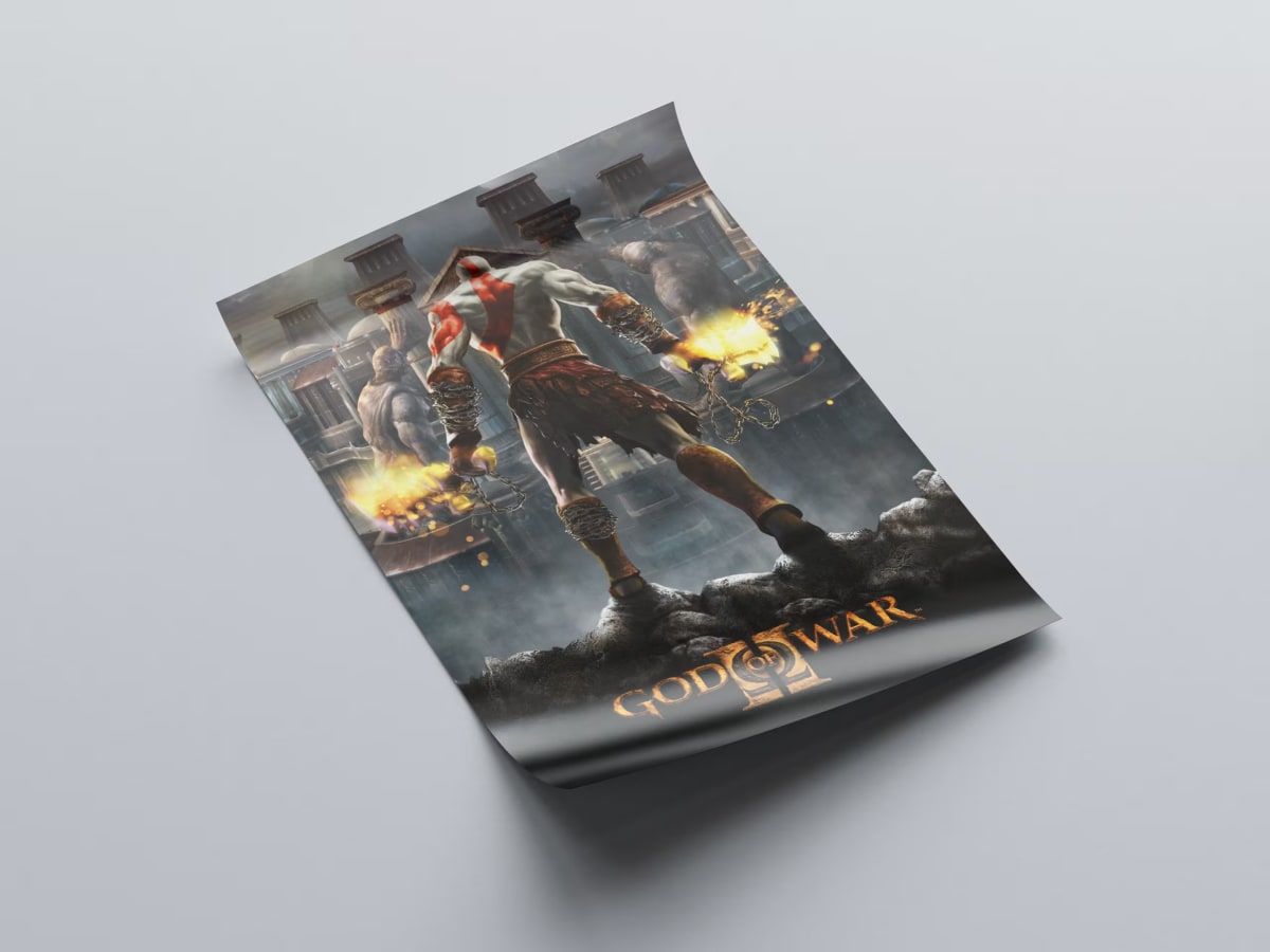 God of War II V3 Game Poster - 2007