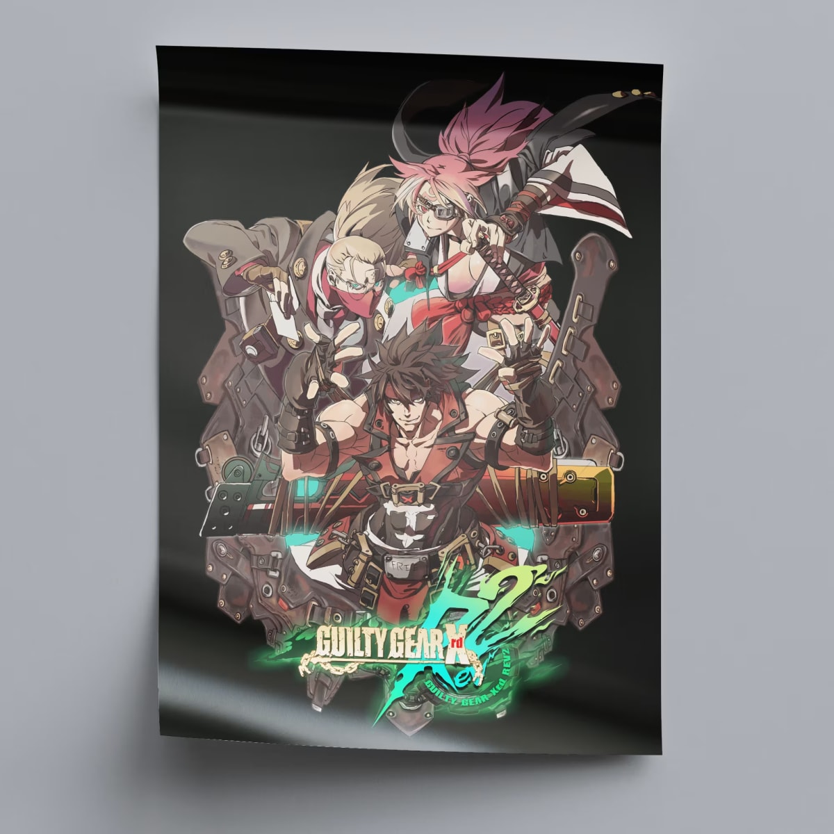 Guilty Gear Xrd REV 2 Arcade Poster - 2017