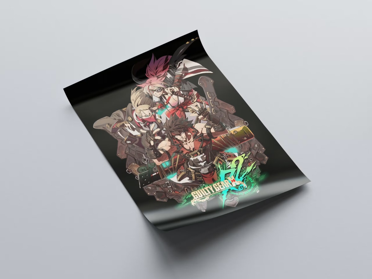 Guilty Gear Xrd REV 2 Arcade Poster - 2017