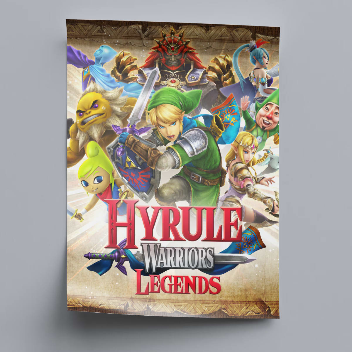 Hyrule Warriors Legends Game Poster - 2016