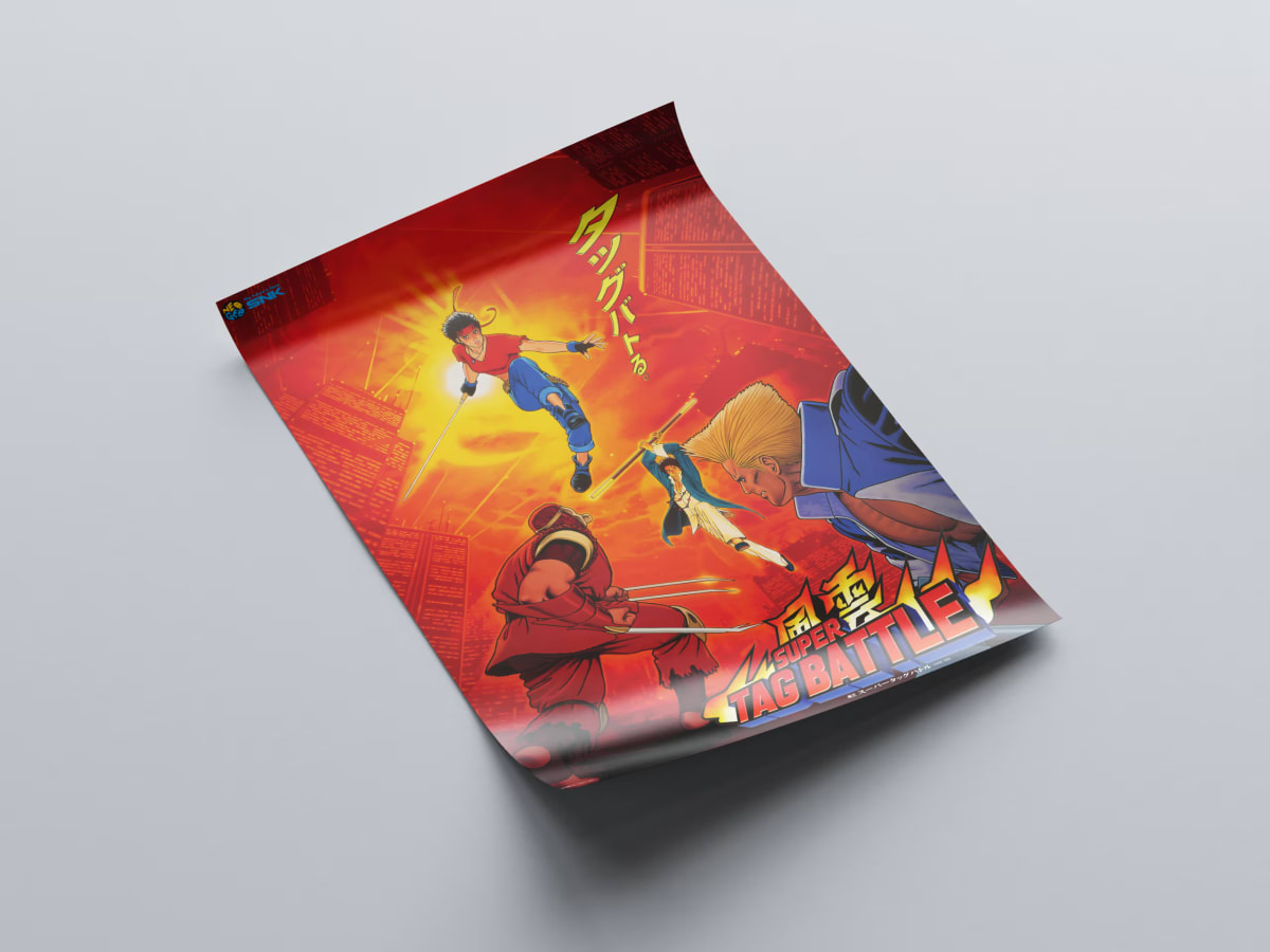 Kizuna Encounter JPN Arcade Poster - 1996