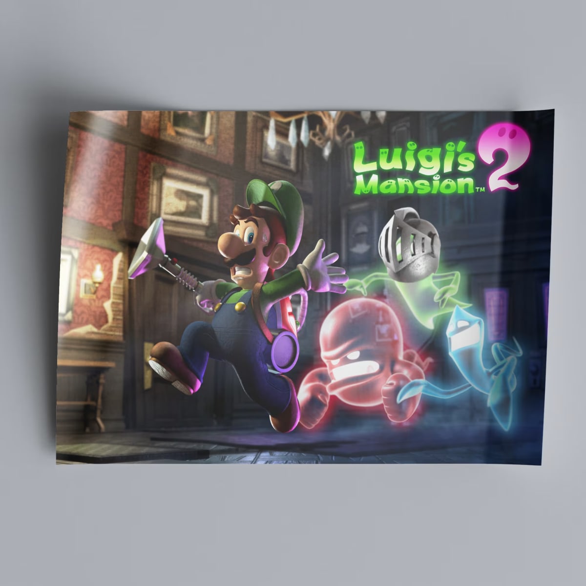Luigi's Mansion 2 Game Poster - 2013