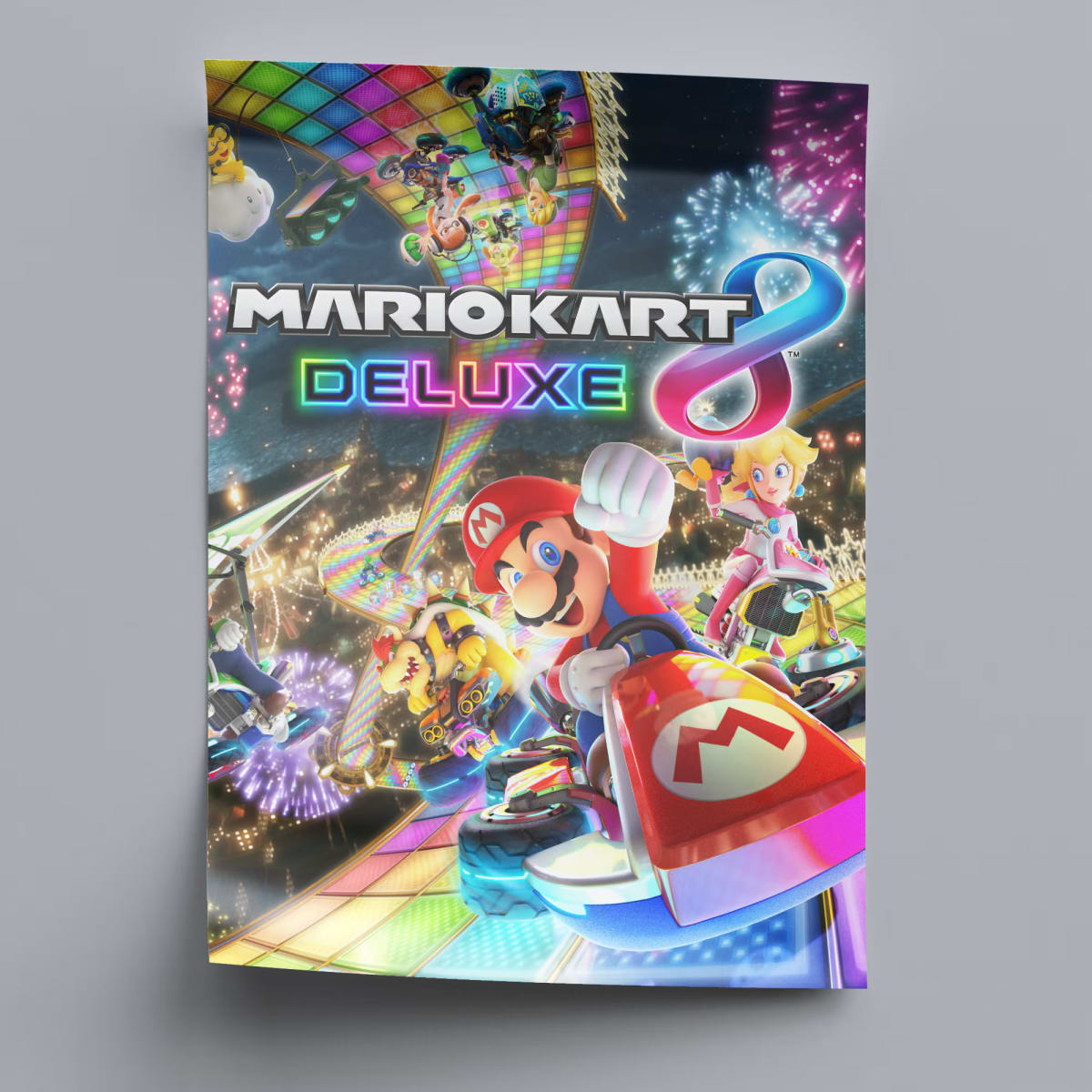 Mario Kart 8 Deluxe Game Poster - 2017