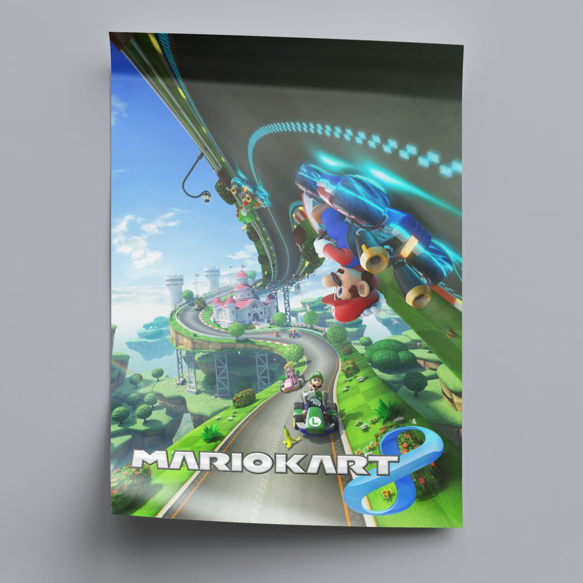 Mario Kart 8 Game Poster - 2014