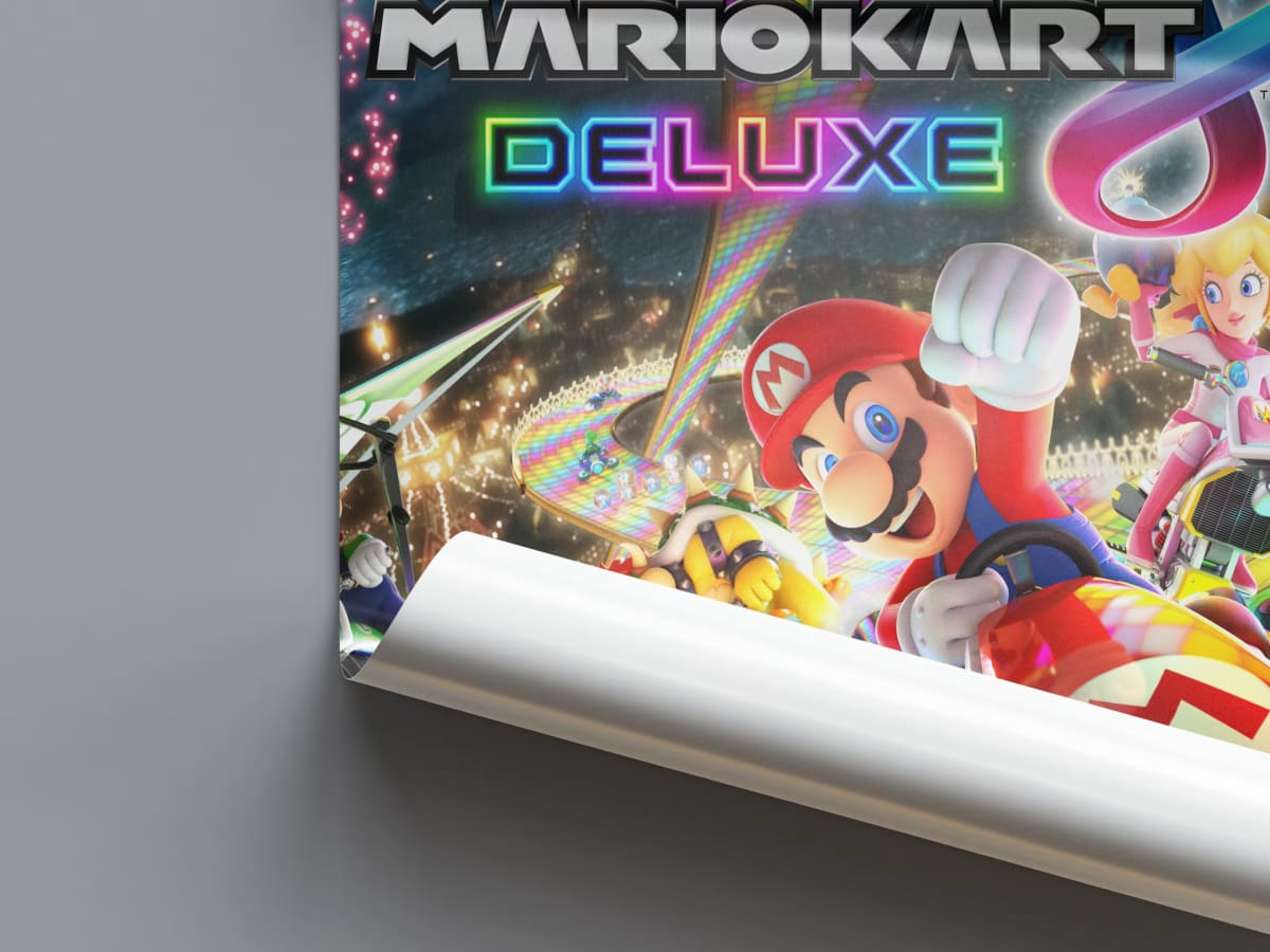 Mario Kart 8 Deluxe Game Poster - 2017