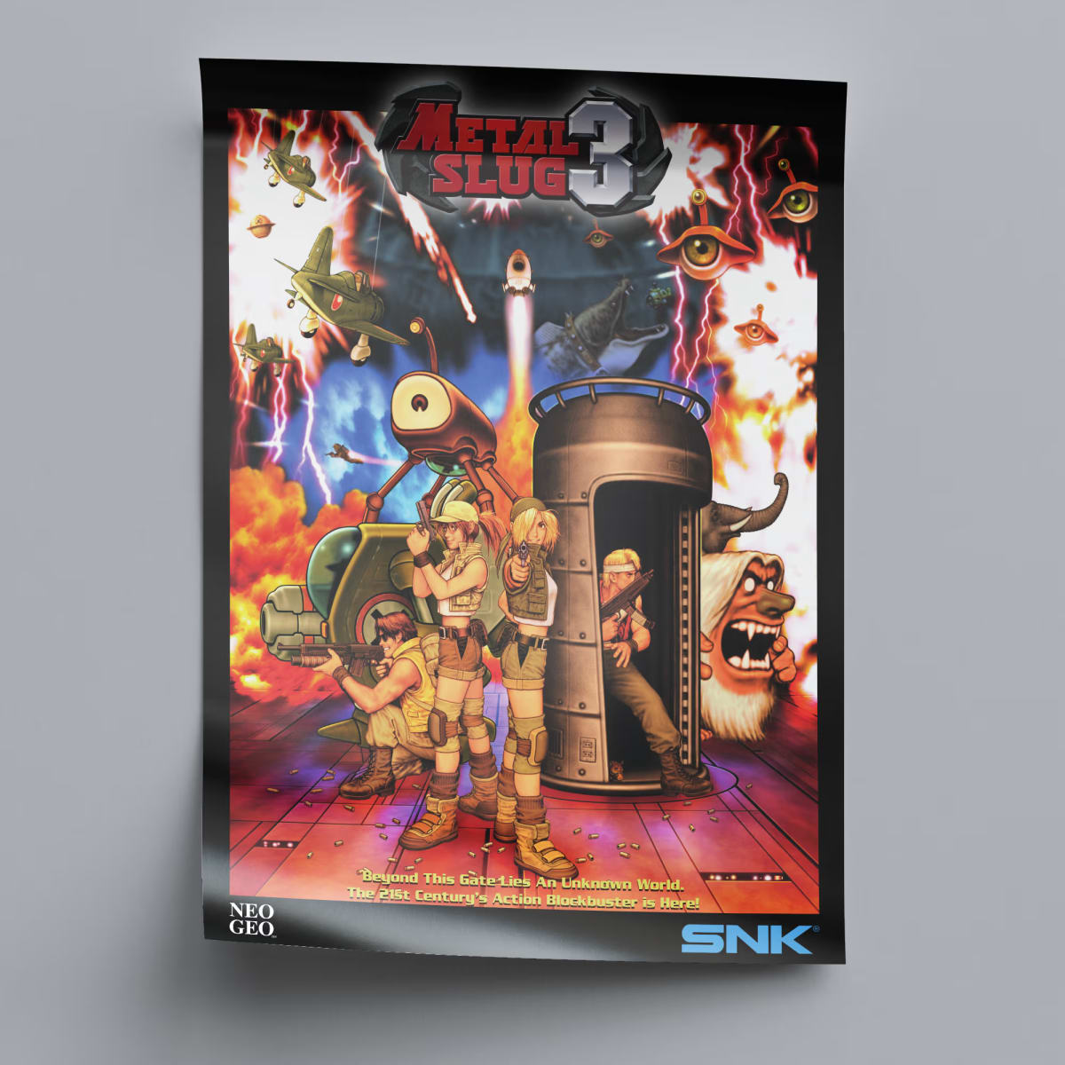 Metal Slug 3 Arcade Poster - 2000