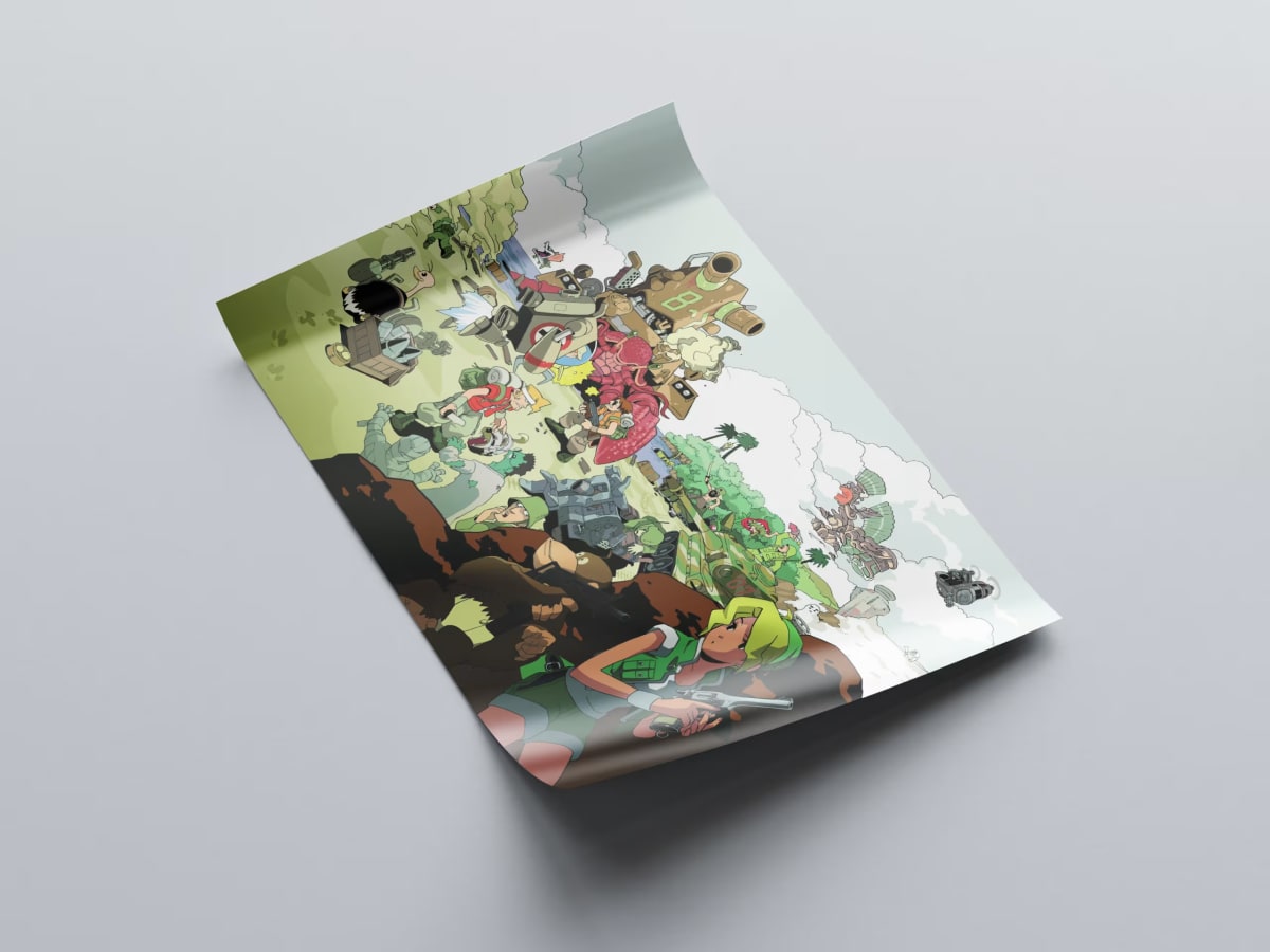 Metal Slug Artwork Arcade Poster