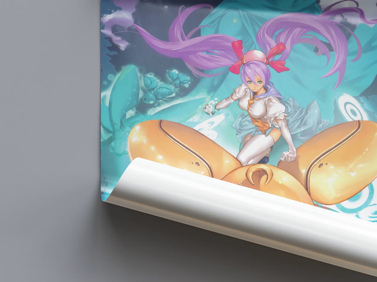 Mushihimesama Arcade Poster - 2004