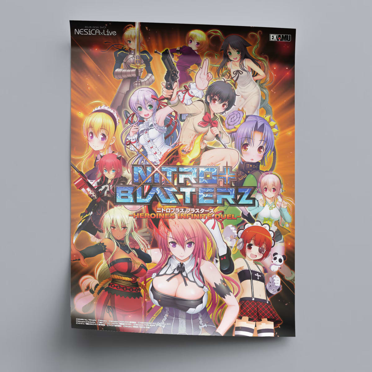 Nitroplus Blasterz Arcade Poster - 2015